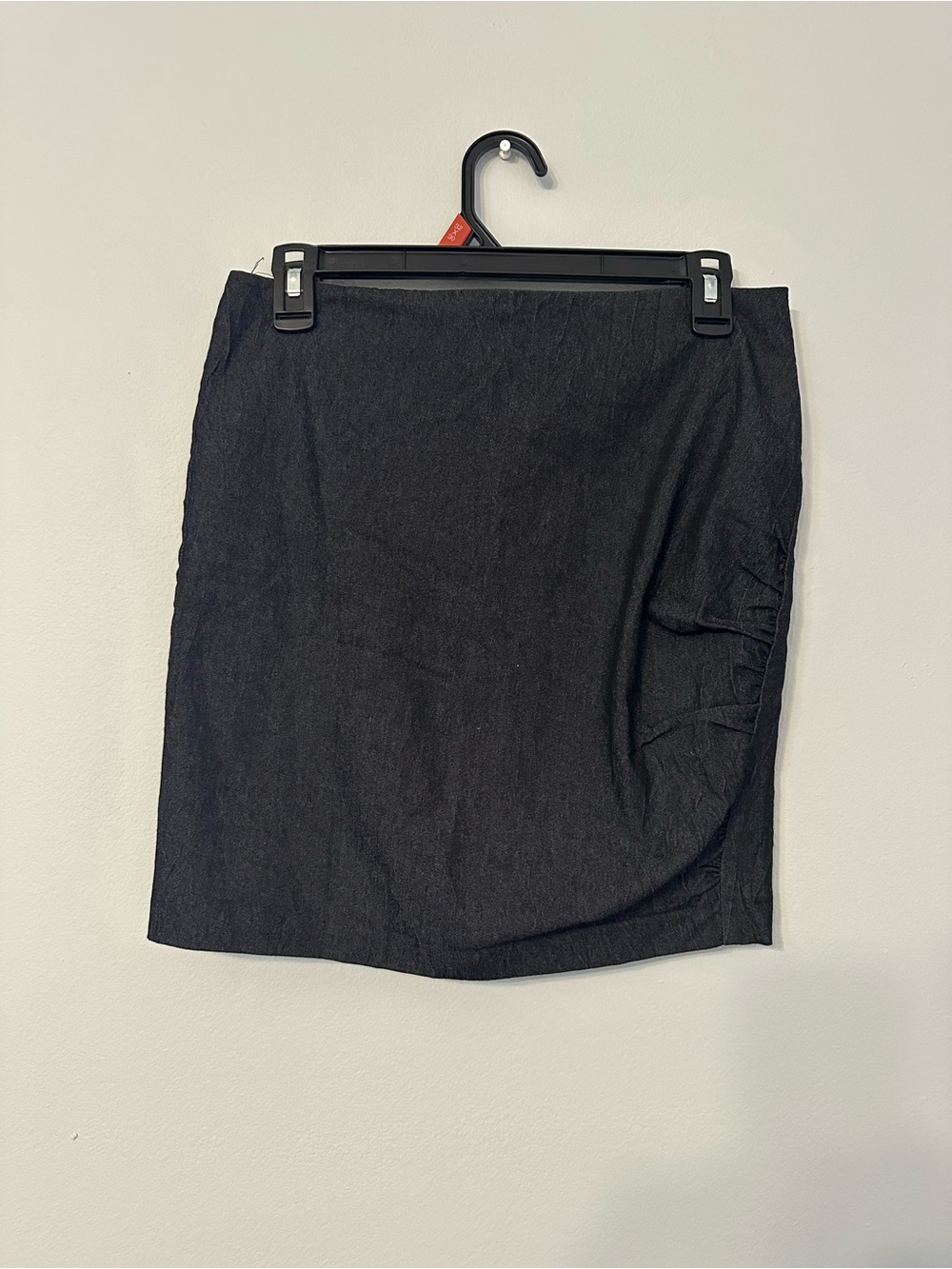 Nicole Miller Black Mini Skirt with Side Detail